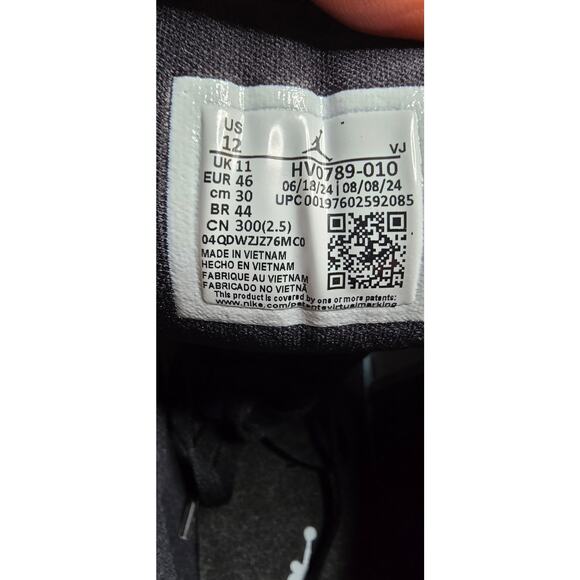 Nike Men's Size 12 Air Jordan 1 Mid SE (HV0789 010) Sneaker Trainer Black - Picture 5 of 9